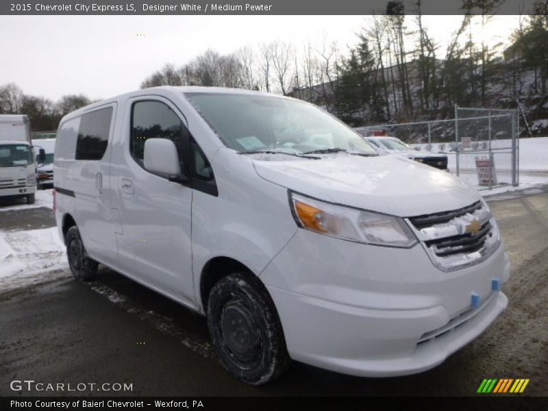 Designer White / Medium Pewter 2015 Chevrolet City Express LS