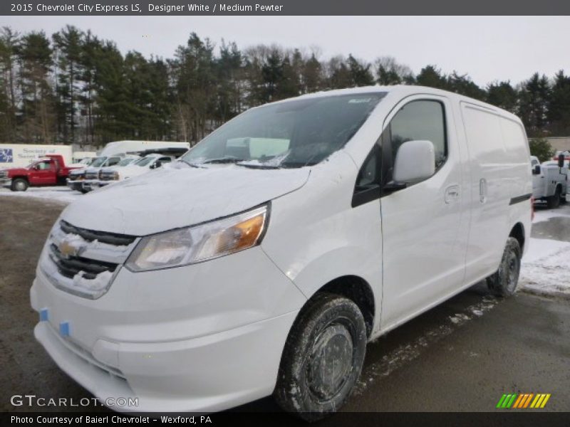 Designer White / Medium Pewter 2015 Chevrolet City Express LS