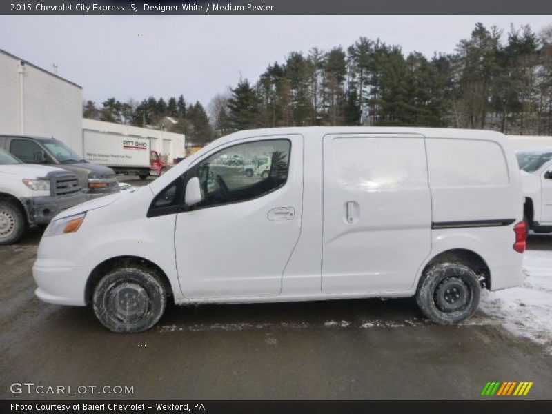 Designer White / Medium Pewter 2015 Chevrolet City Express LS