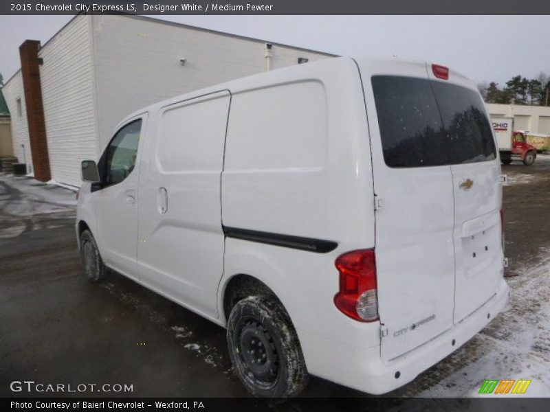 Designer White / Medium Pewter 2015 Chevrolet City Express LS