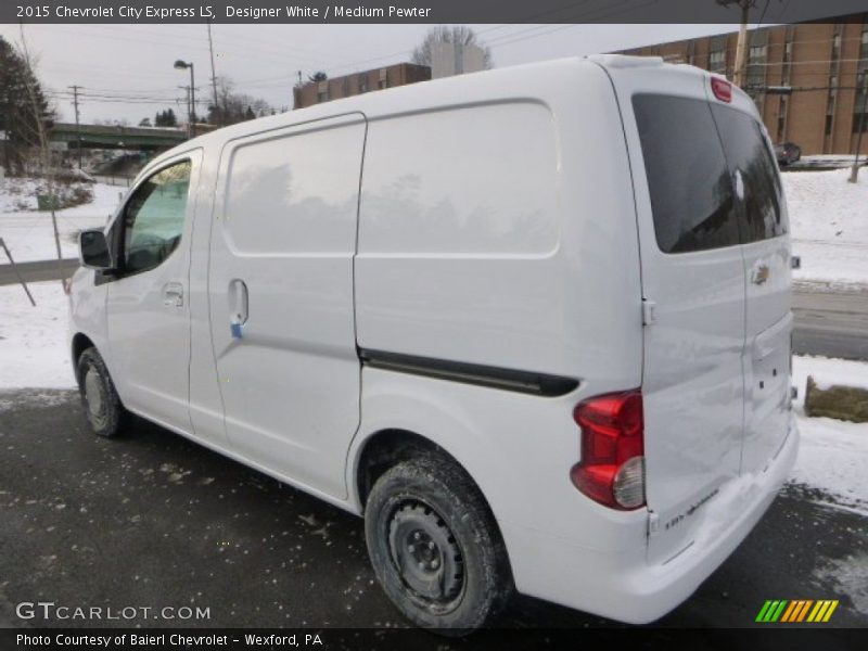 Designer White / Medium Pewter 2015 Chevrolet City Express LS