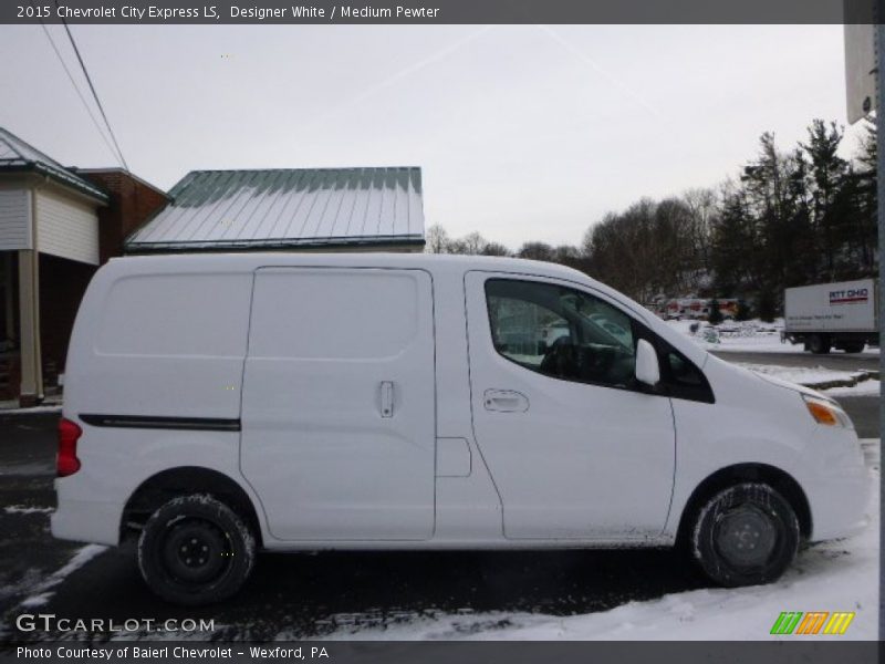 Designer White / Medium Pewter 2015 Chevrolet City Express LS