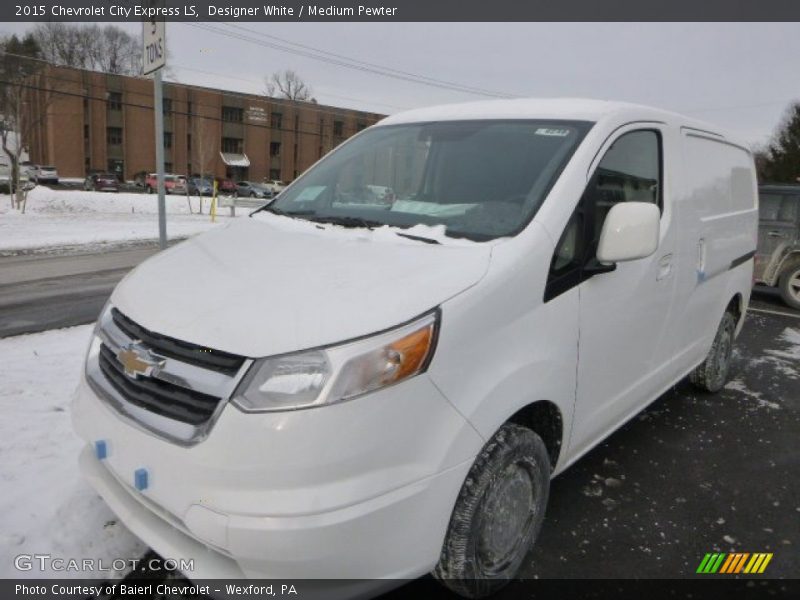 Designer White / Medium Pewter 2015 Chevrolet City Express LS