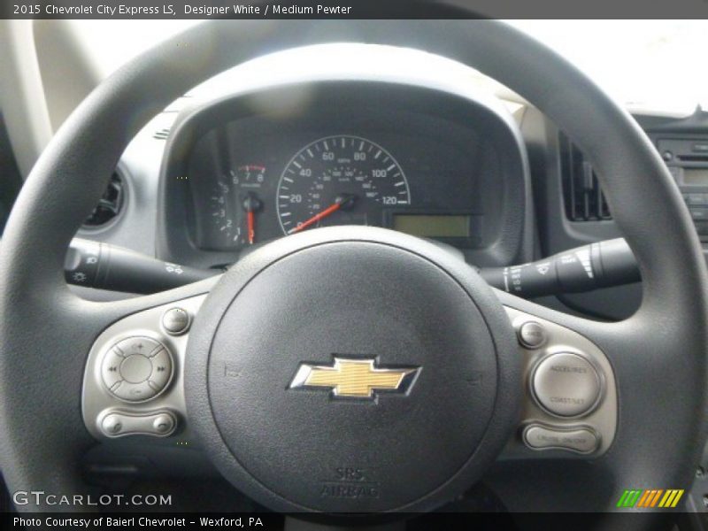 Designer White / Medium Pewter 2015 Chevrolet City Express LS