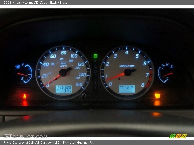 Super Black / Frost 2002 Nissan Maxima SE