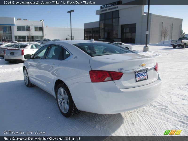 Summit White / Jet Black/Dark Titanium 2014 Chevrolet Impala LS