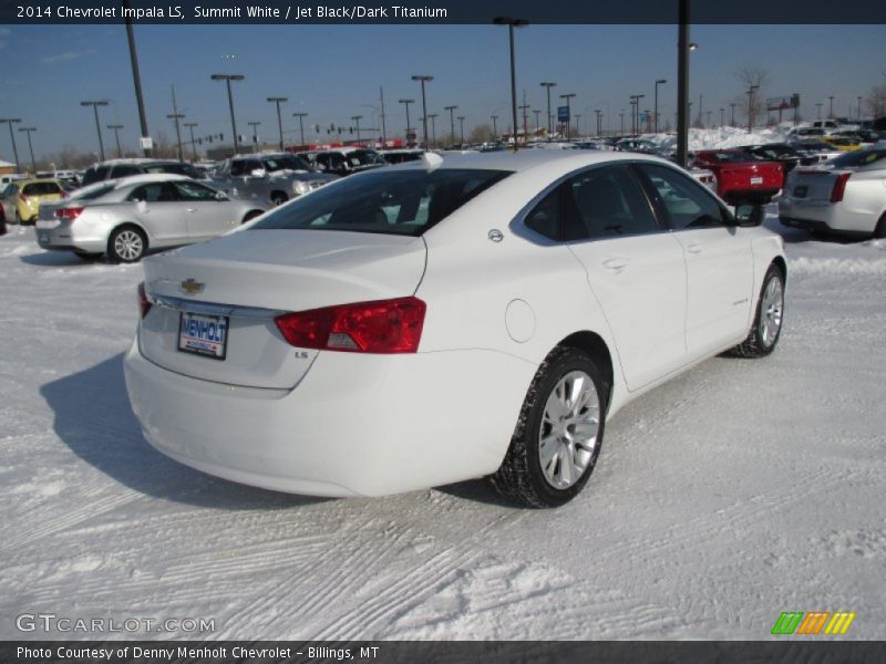 Summit White / Jet Black/Dark Titanium 2014 Chevrolet Impala LS
