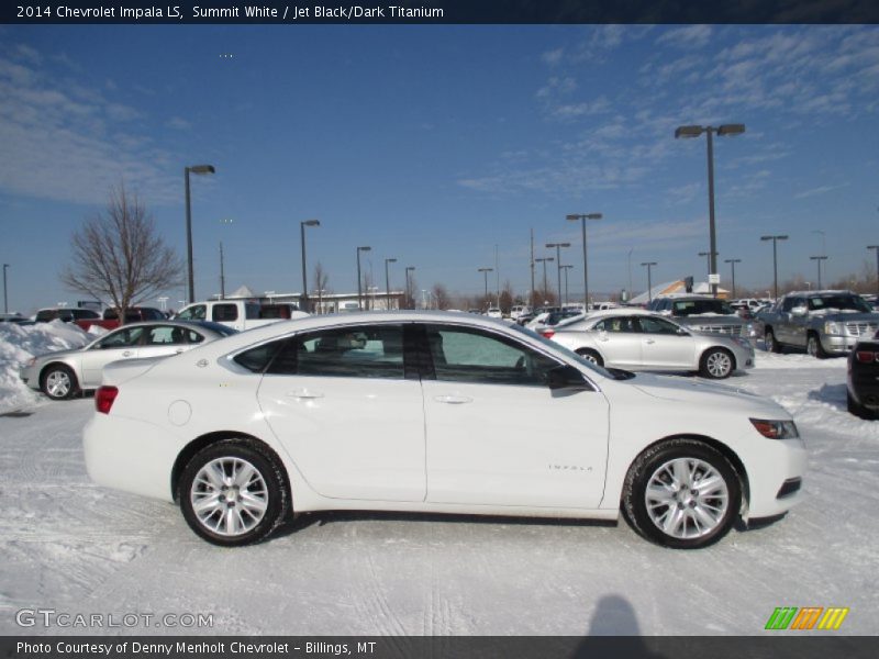 Summit White / Jet Black/Dark Titanium 2014 Chevrolet Impala LS