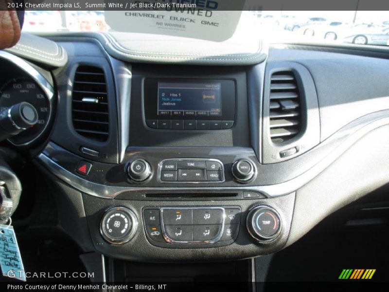 Summit White / Jet Black/Dark Titanium 2014 Chevrolet Impala LS