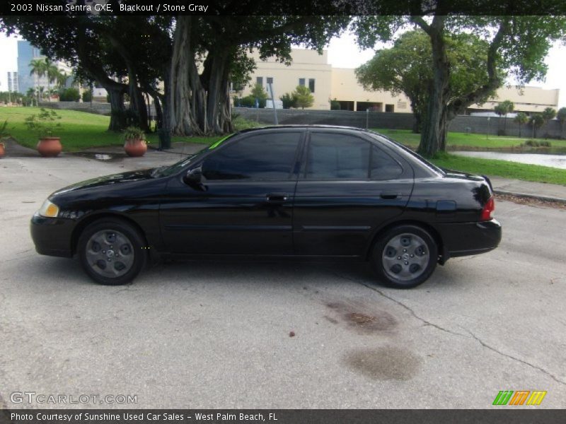 Blackout / Stone Gray 2003 Nissan Sentra GXE