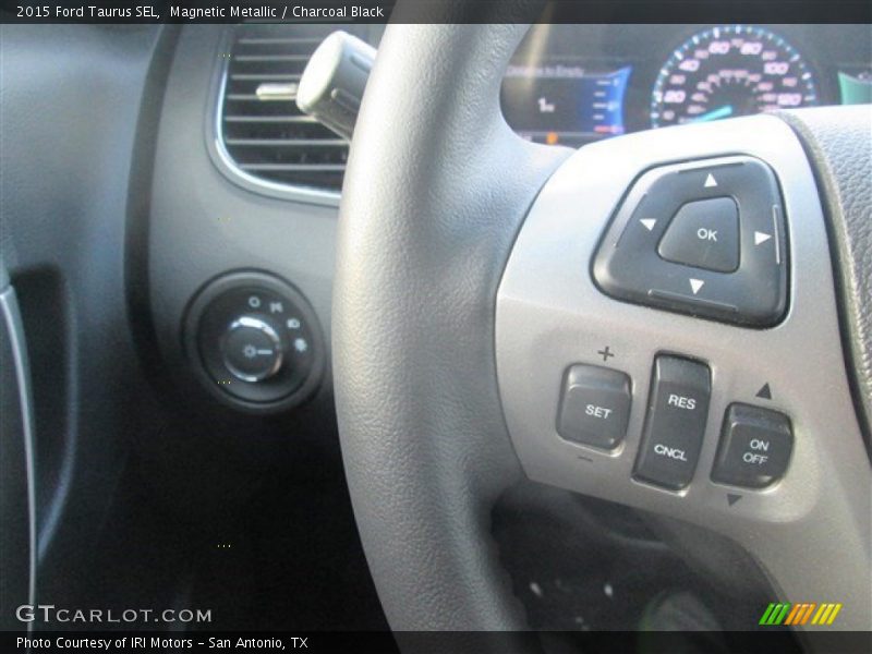 Magnetic Metallic / Charcoal Black 2015 Ford Taurus SEL