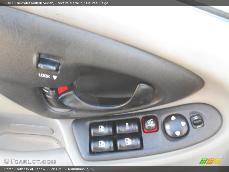 Redfire Metallic / Neutral Beige 2003 Chevrolet Malibu Sedan