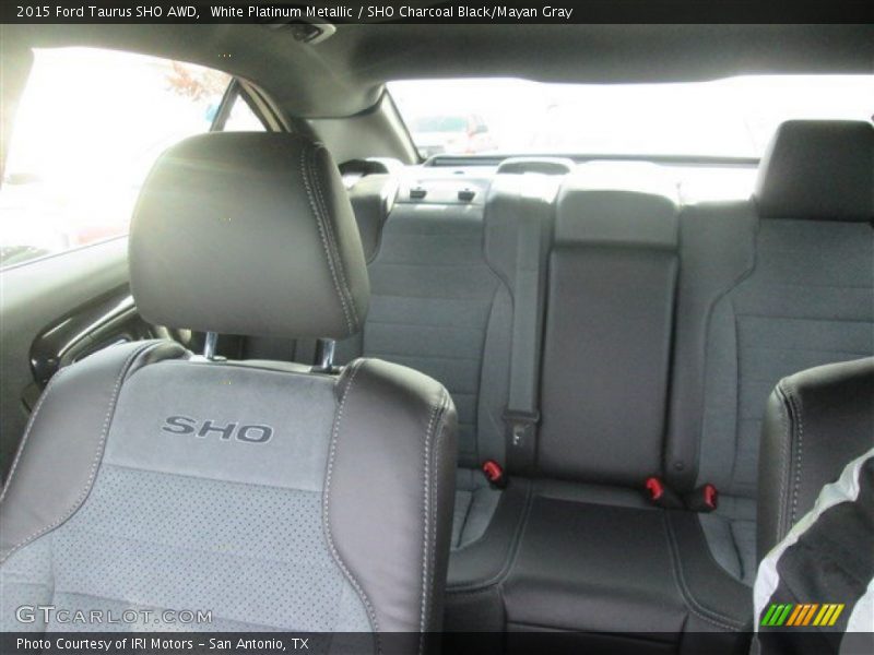 White Platinum Metallic / SHO Charcoal Black/Mayan Gray 2015 Ford Taurus SHO AWD