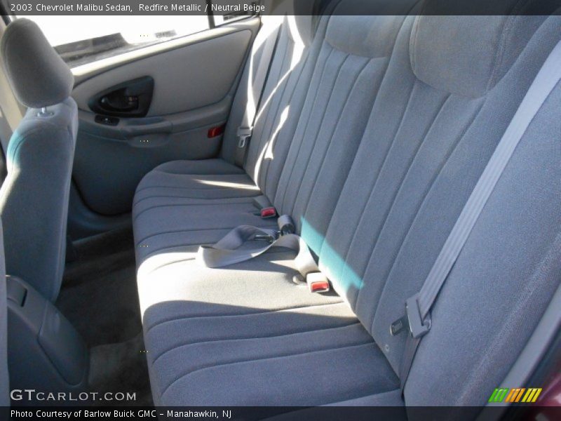 Redfire Metallic / Neutral Beige 2003 Chevrolet Malibu Sedan