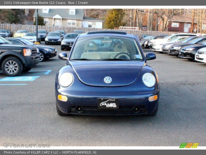 Blue / Cream 2001 Volkswagen New Beetle GLS Coupe