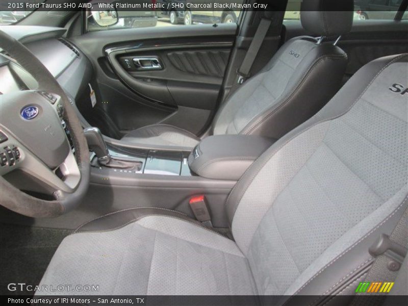 Front Seat of 2015 Taurus SHO AWD