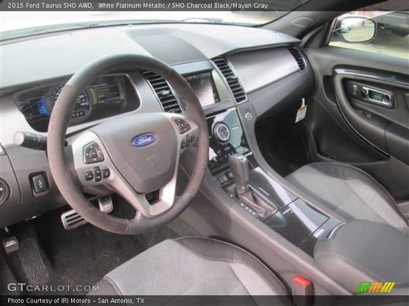 SHO Charcoal Black/Mayan Gray Interior - 2015 Taurus SHO AWD 