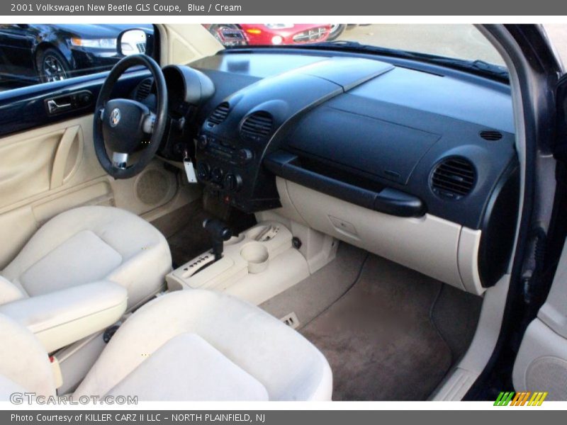 Blue / Cream 2001 Volkswagen New Beetle GLS Coupe