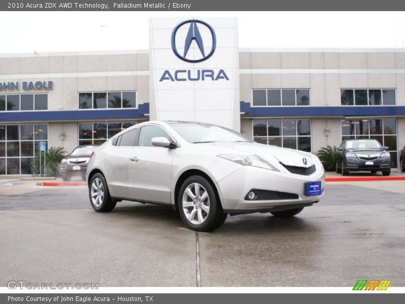 Palladium Metallic / Ebony 2010 Acura ZDX AWD Technology