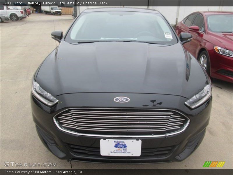 Tuxedo Black Metallic / Charcoal Black 2015 Ford Fusion SE
