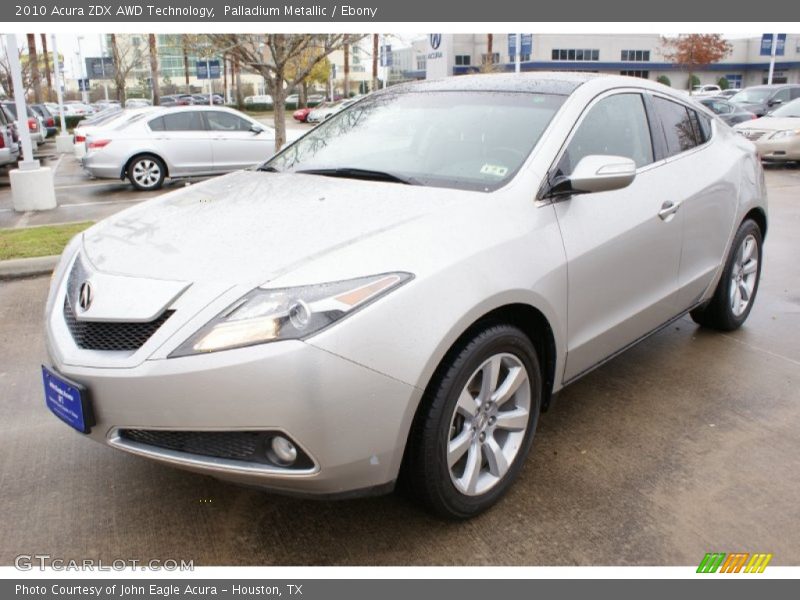 Palladium Metallic / Ebony 2010 Acura ZDX AWD Technology
