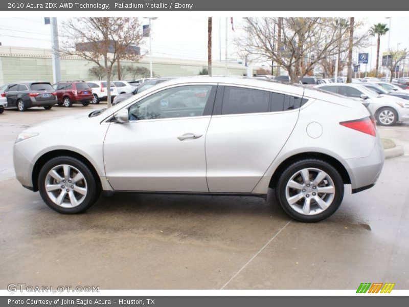 Palladium Metallic / Ebony 2010 Acura ZDX AWD Technology