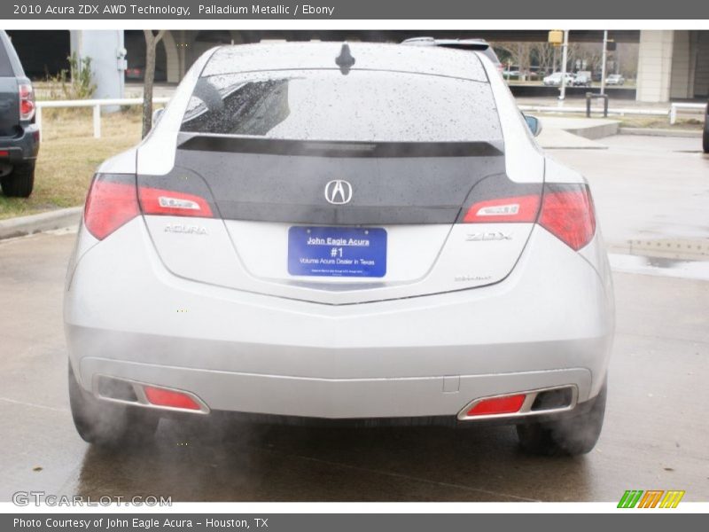 Palladium Metallic / Ebony 2010 Acura ZDX AWD Technology