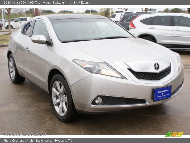Palladium Metallic / Ebony 2010 Acura ZDX AWD Technology