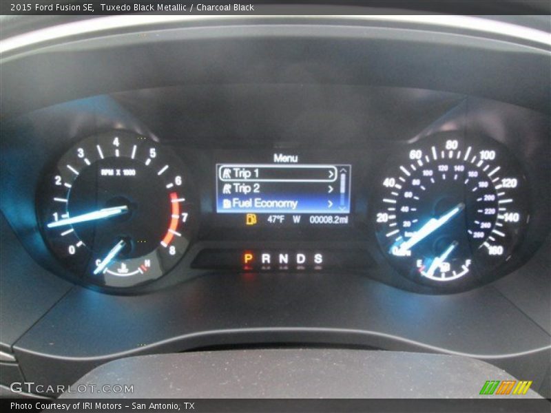 Tuxedo Black Metallic / Charcoal Black 2015 Ford Fusion SE