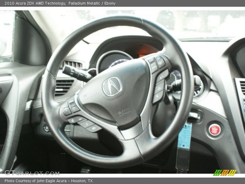 Palladium Metallic / Ebony 2010 Acura ZDX AWD Technology