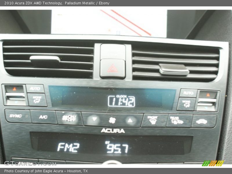 Palladium Metallic / Ebony 2010 Acura ZDX AWD Technology