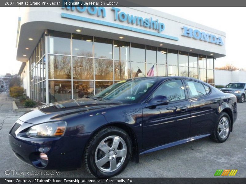 Midnight Blue Metallic / Ebony 2007 Pontiac Grand Prix Sedan