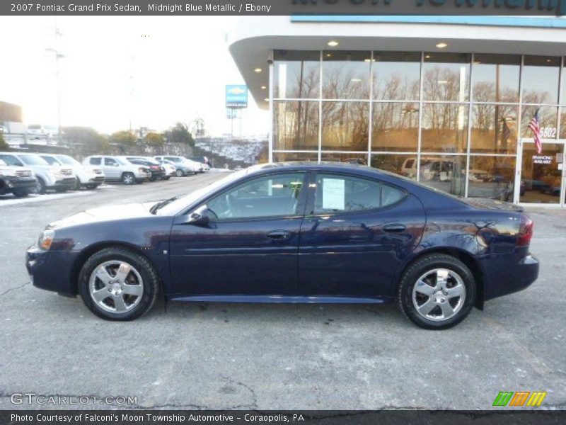 Midnight Blue Metallic / Ebony 2007 Pontiac Grand Prix Sedan