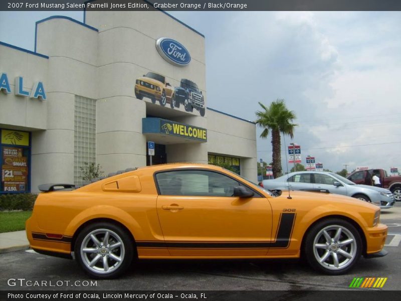 Grabber Orange / Black/Orange 2007 Ford Mustang Saleen Parnelli Jones Edition