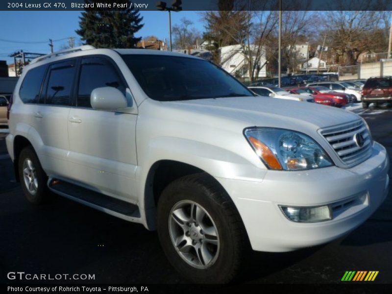 Blizzard White Pearl / Ivory 2004 Lexus GX 470