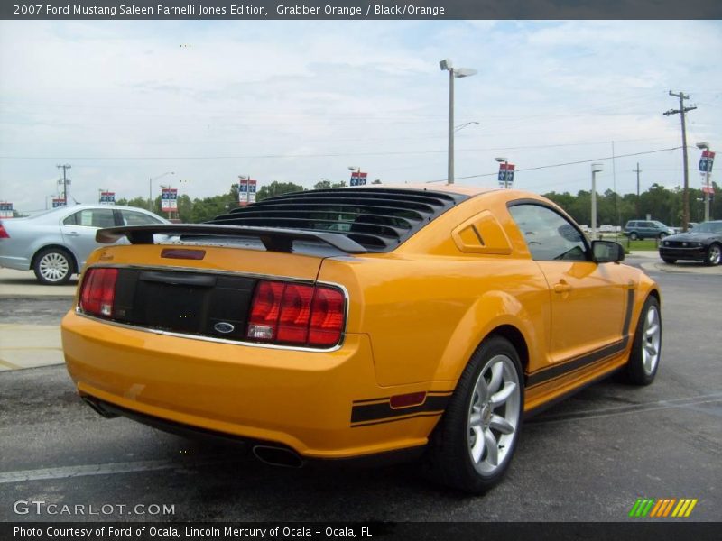 Grabber Orange / Black/Orange 2007 Ford Mustang Saleen Parnelli Jones Edition