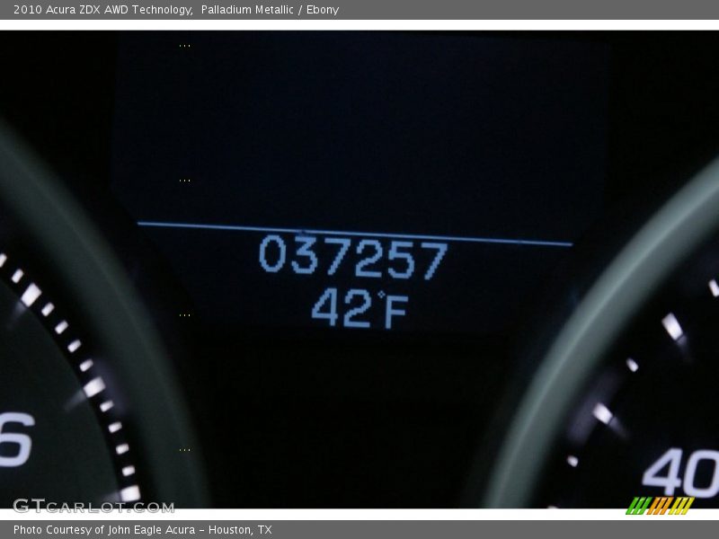 Palladium Metallic / Ebony 2010 Acura ZDX AWD Technology