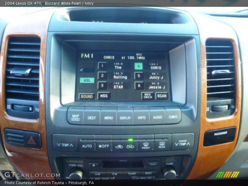 Blizzard White Pearl / Ivory 2004 Lexus GX 470