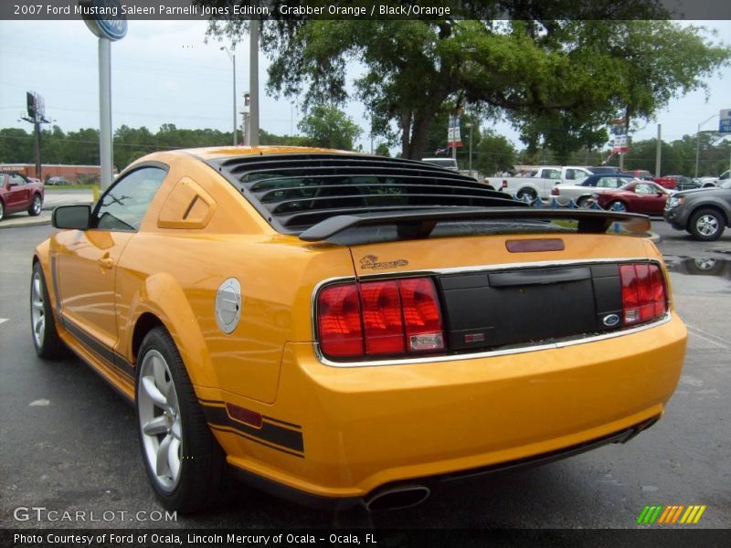 Grabber Orange / Black/Orange 2007 Ford Mustang Saleen Parnelli Jones Edition