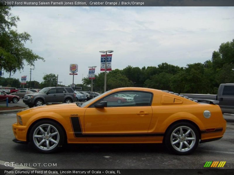 Grabber Orange / Black/Orange 2007 Ford Mustang Saleen Parnelli Jones Edition