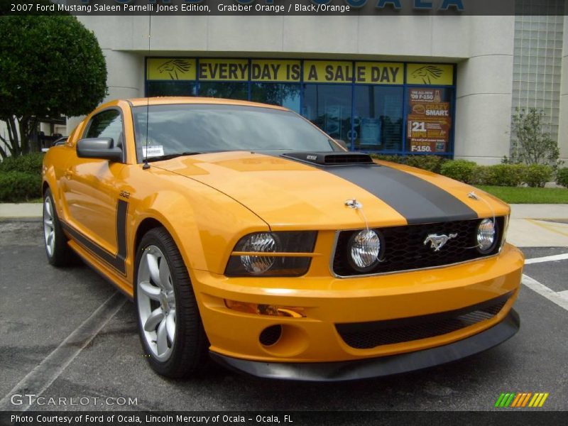 Grabber Orange / Black/Orange 2007 Ford Mustang Saleen Parnelli Jones Edition