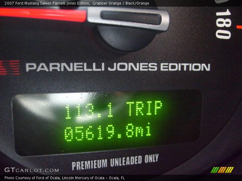 Grabber Orange / Black/Orange 2007 Ford Mustang Saleen Parnelli Jones Edition