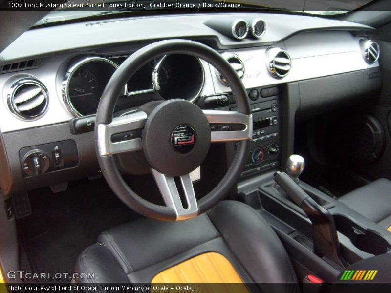 Grabber Orange / Black/Orange 2007 Ford Mustang Saleen Parnelli Jones Edition