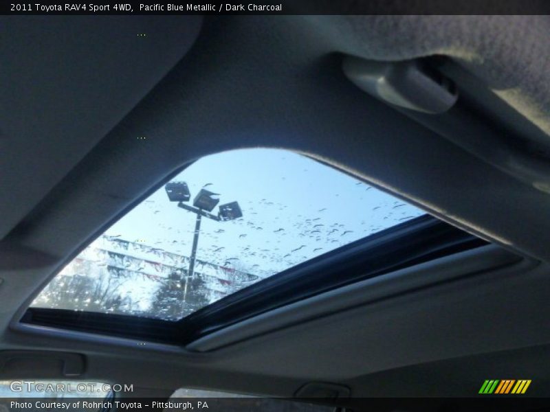 Pacific Blue Metallic / Dark Charcoal 2011 Toyota RAV4 Sport 4WD