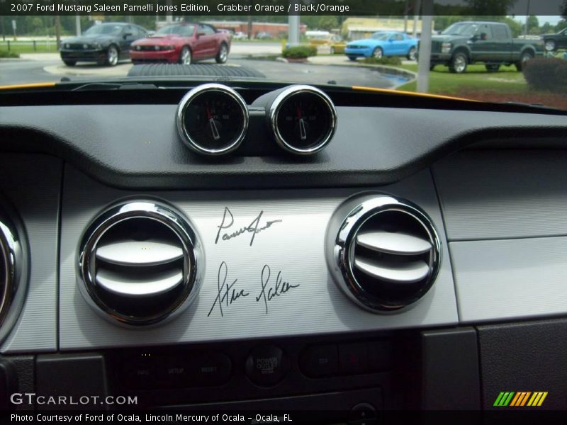 Grabber Orange / Black/Orange 2007 Ford Mustang Saleen Parnelli Jones Edition