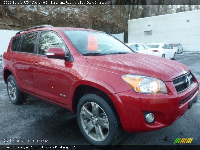 Barcelona Red Metallic / Dark Charcoal 2011 Toyota RAV4 Sport 4WD