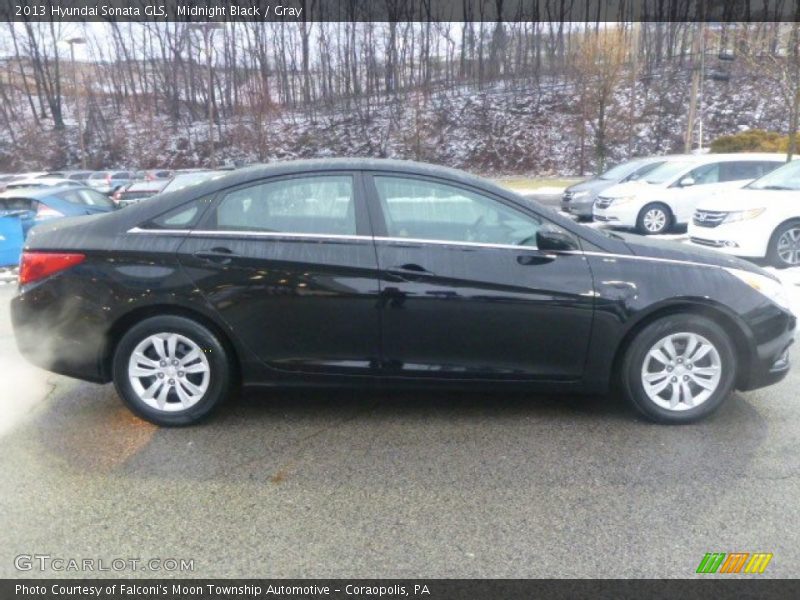 Midnight Black / Gray 2013 Hyundai Sonata GLS