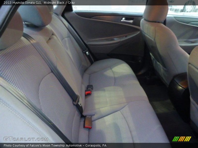 Midnight Black / Gray 2013 Hyundai Sonata GLS