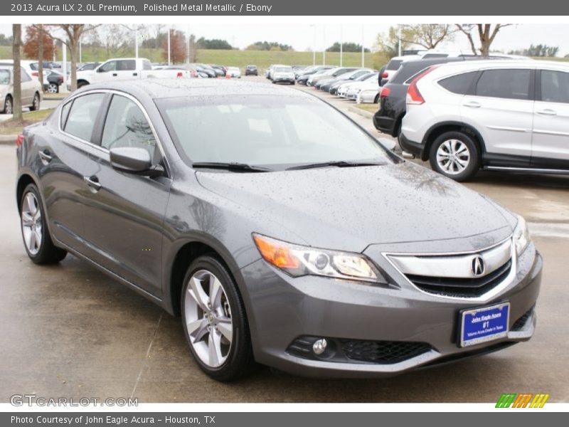 Polished Metal Metallic / Ebony 2013 Acura ILX 2.0L Premium