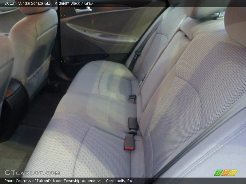 Midnight Black / Gray 2013 Hyundai Sonata GLS